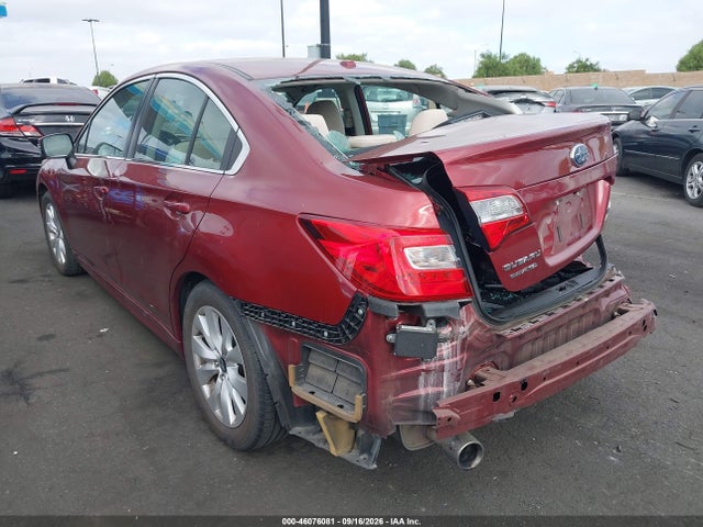 46076081 :رقم المزاد ، 4S3BNAH65F3002116 vin ، 2015 Subaru Legacy 2.5i Premium مزاد بيع