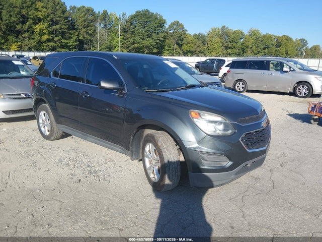 Auction sale of the 2017 Chevrolet Equinox Ls, vin: 2GNALBEK6H1567824, lot number: 46076089
