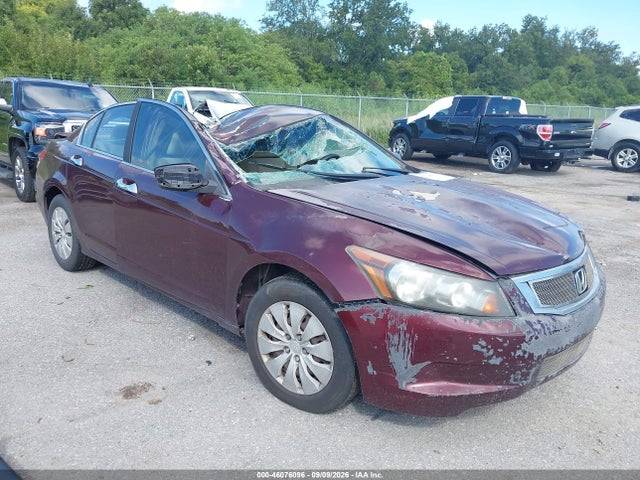 Auction sale of the 2008 Honda Accord 2.4 Lx, vin: 1HGCP26368A025496, lot number: 46076096