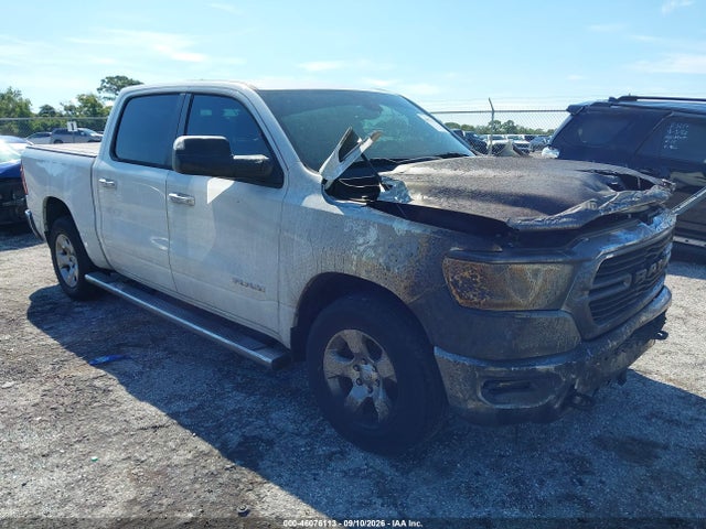 46076113 :رقم المزاد ، 1C6SRFFT6KN626278 vin ، 2019 Ram 1500 Big Horn/lone Star  4x4 5'7 Box مزاد بيع