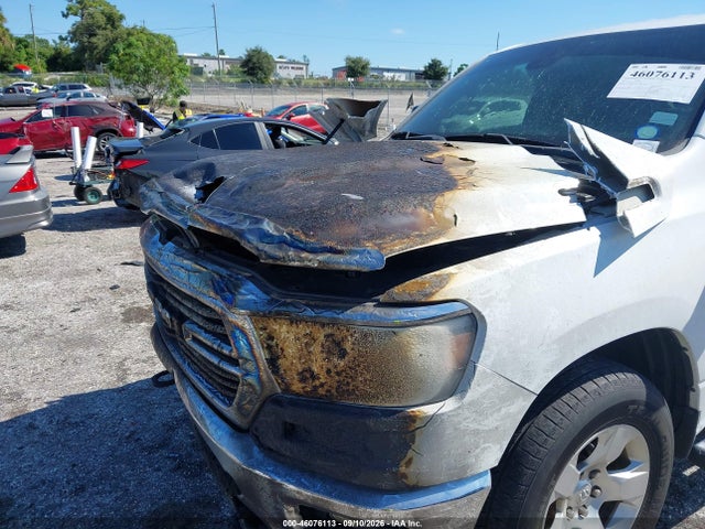 46076113 :رقم المزاد ، 1C6SRFFT6KN626278 vin ، 2019 Ram 1500 Big Horn/lone Star  4x4 5'7 Box مزاد بيع
