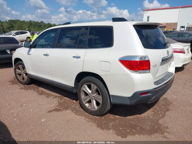 46076124 :رقم المزاد ، 5TDYK3EH7CS058573 vin ، 2012 Toyota Highlander Limited V6 مزاد بيع