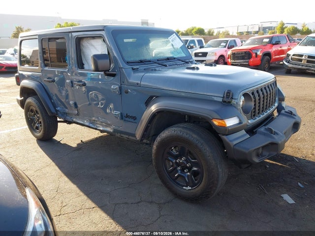 46076137 :رقم المزاد ، 1C4PJXDG5RW365571 vin ، 2024 Jeep Wrangler 4-door Sport 4x4 مزاد بيع