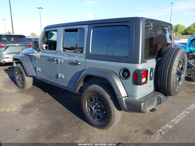 46076137 :رقم المزاد ، 1C4PJXDG5RW365571 vin ، 2024 Jeep Wrangler 4-door Sport 4x4 مزاد بيع