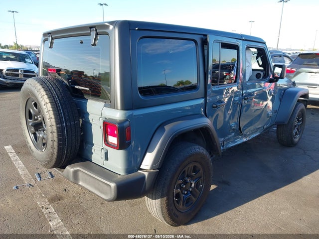 46076137 :رقم المزاد ، 1C4PJXDG5RW365571 vin ، 2024 Jeep Wrangler 4-door Sport 4x4 مزاد بيع