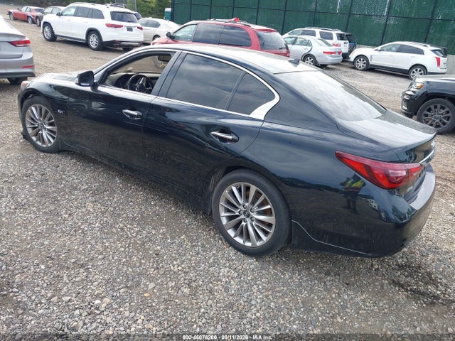 2018 Infiniti Q50 3.0t Luxe მანქანა იყიდება აუქციონზე, vin: JN1EV7AR9JM430250, აუქციონის ნომერი: 46076200