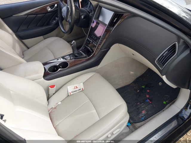 2018 Infiniti Q50 3.0t Luxe მანქანა იყიდება აუქციონზე, vin: JN1EV7AR9JM430250, აუქციონის ნომერი: 46076200