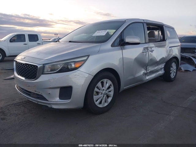 2016 Kia Sedona L მანქანა იყიდება აუქციონზე, vin: KNDMA5C14G6120519, აუქციონის ნომერი: 46076233