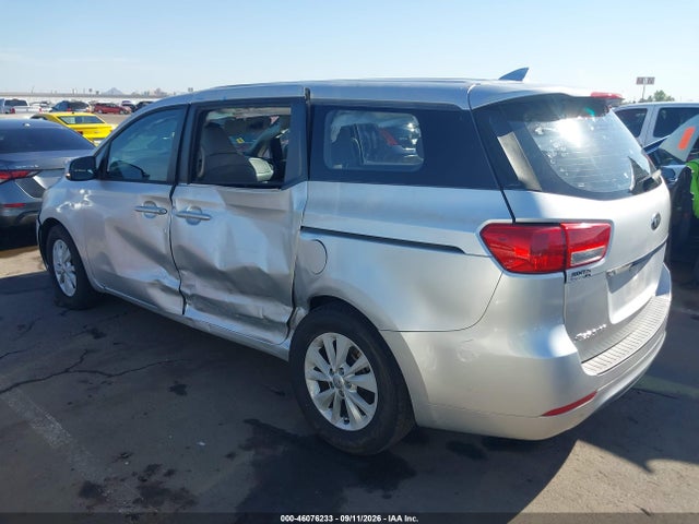 2016 Kia Sedona L მანქანა იყიდება აუქციონზე, vin: KNDMA5C14G6120519, აუქციონის ნომერი: 46076233