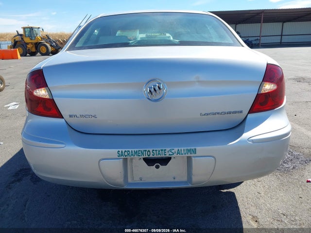 2005 Buick Lacrosse Cx მანქანა იყიდება აუქციონზე, vin: 2G4WC532551256976, აუქციონის ნომერი: 46076307