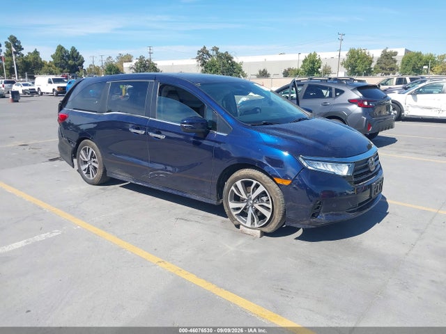 2022 Honda Odyssey Touring მანქანა იყიდება აუქციონზე, vin: 5FNRL6H83NB025625, აუქციონის ნომერი: 46076530