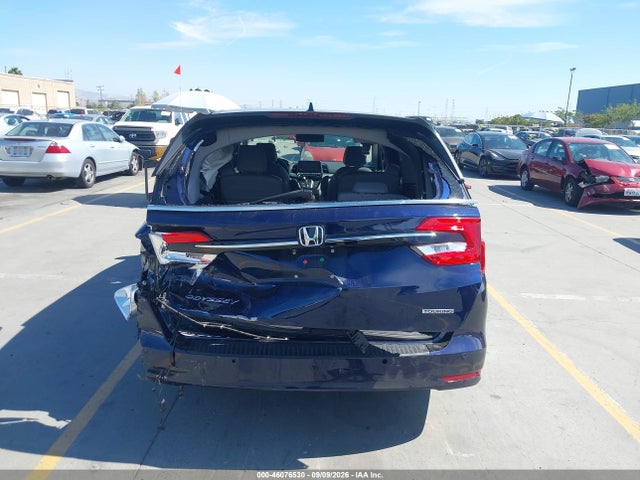 2022 Honda Odyssey Touring მანქანა იყიდება აუქციონზე, vin: 5FNRL6H83NB025625, აუქციონის ნომერი: 46076530