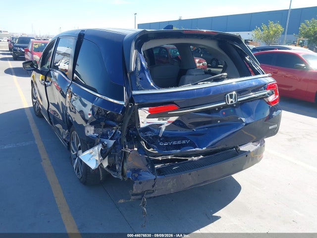 2022 Honda Odyssey Touring მანქანა იყიდება აუქციონზე, vin: 5FNRL6H83NB025625, აუქციონის ნომერი: 46076530