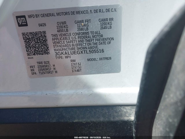 GMC Terrain Awd Elevation 2026 3GKALUEGXTL505516 Image 9