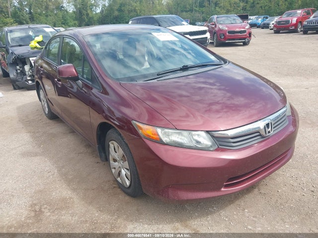 Aukcja sprzedaży 2012 Honda Civic Lx, vin: 19XFB2F59CE055058, numer aukcji: 46076541