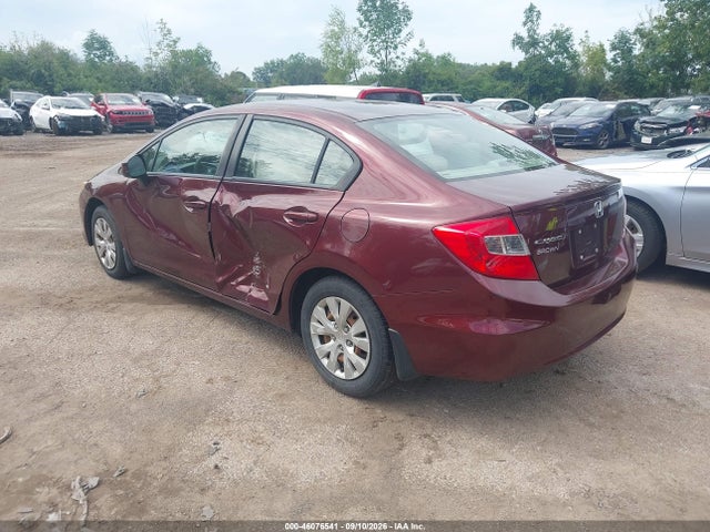 Aukcja sprzedaży 2012 Honda Civic Lx, vin: 19XFB2F59CE055058, numer aukcji: 46076541