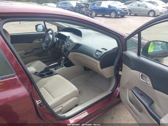 Aukcja sprzedaży 2012 Honda Civic Lx, vin: 19XFB2F59CE055058, numer aukcji: 46076541