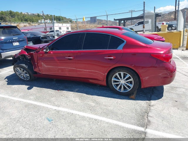 46076663 :رقم المزاد ، JN1CV7AP3GM202503 vin ، 2016 Infiniti Q50 2.0t Base/2.0t Premium مزاد بيع