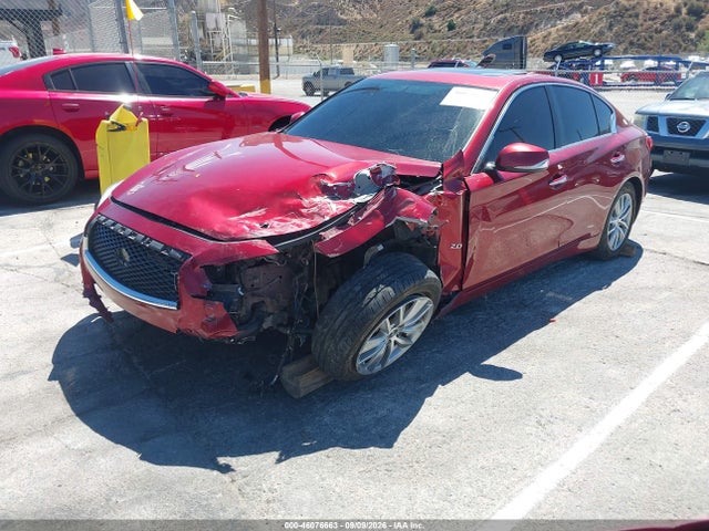46076663 :رقم المزاد ، JN1CV7AP3GM202503 vin ، 2016 Infiniti Q50 2.0t Base/2.0t Premium مزاد بيع