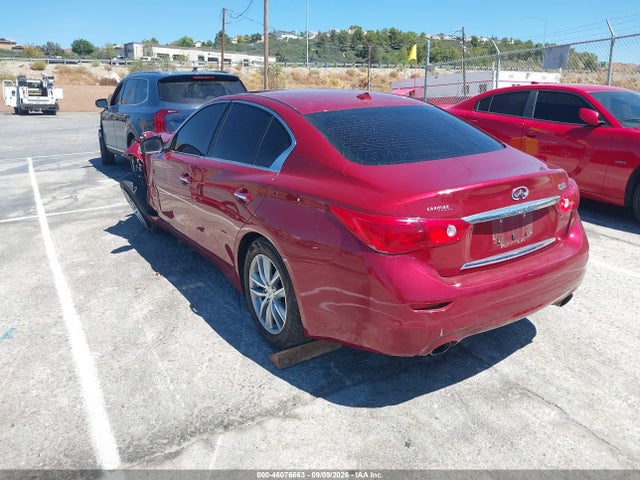 46076663 :رقم المزاد ، JN1CV7AP3GM202503 vin ، 2016 Infiniti Q50 2.0t Base/2.0t Premium مزاد بيع
