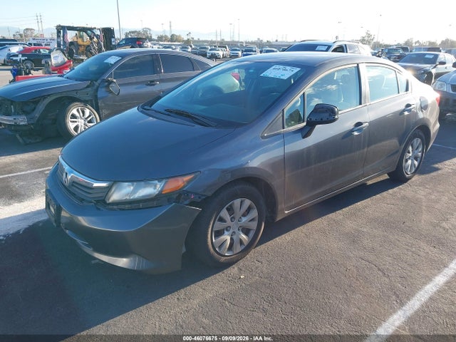 46076675 :رقم المزاد ، 19XFB2F52CE366430 vin ، 2012 Honda Civic Lx مزاد بيع