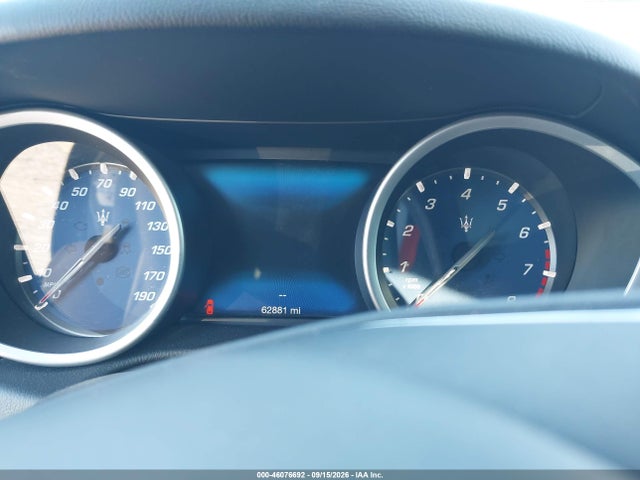 Aukcja sprzedaży 2017 Maserati Ghibli S Q4, vin: ZAM57RTA1H1213275, numer aukcji: 46076692