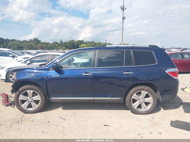 46076697 :رقم المزاد ، 5TDDK3EH1DS192060 vin ، 2013 Toyota Highlander Limited V6 مزاد بيع