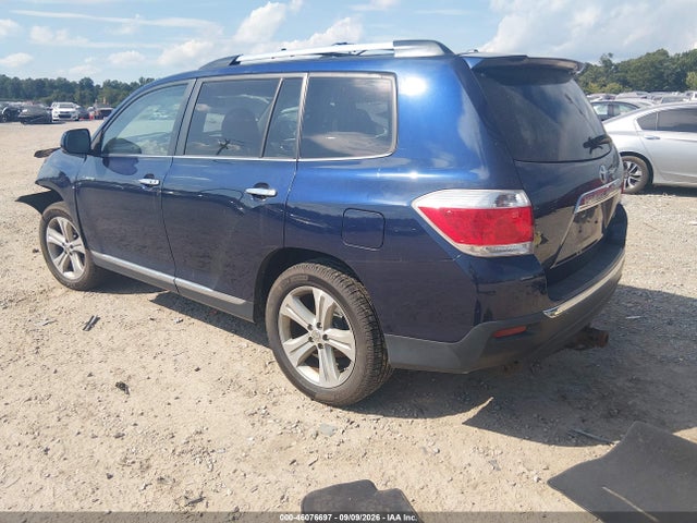 46076697 :رقم المزاد ، 5TDDK3EH1DS192060 vin ، 2013 Toyota Highlander Limited V6 مزاد بيع