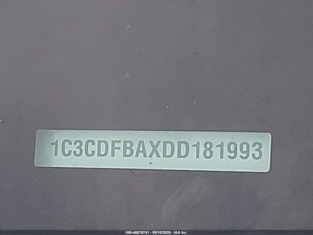 Auction sale of the 2013 Dodge Dart Rallye, vin: 1C3CDFBAXDD181993, lot number: 46076741