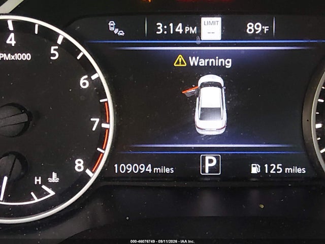 46076749 :رقم المزاد ، 1N4AA6DV5LC384943 vin ، 2020 Nissan Maxima Sl Xtronic Cvt مزاد بيع
