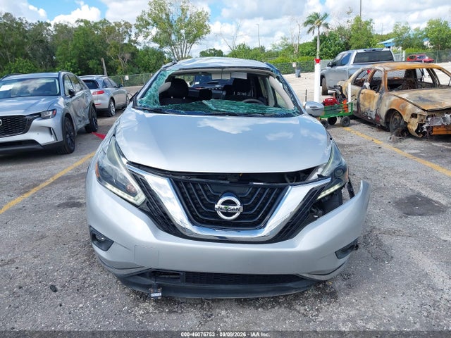 Продажа на аукционе авто 2018 Nissan Murano Sv, vin: 5N1AZ2MG5JN124441, номер лота: 46076753