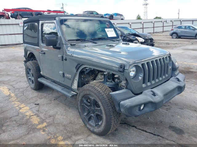 Auction sale of the 2019 Jeep Wrangler Sport S 4x4, vin: 1C4GJXAG6KW585795, lot number: 46076910