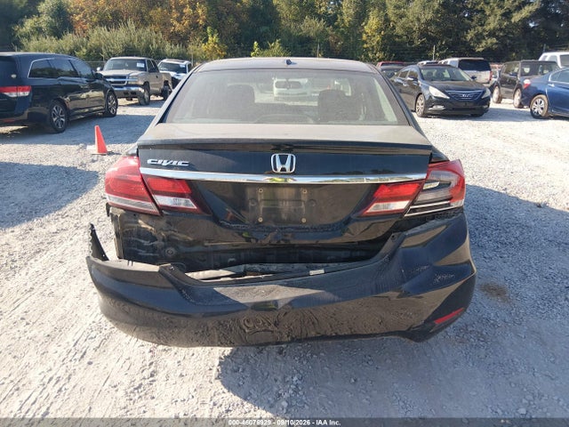 46076929 :رقم المزاد ، 19XFB2F92DE212501 vin ، 2013 Honda Civic Ex-l مزاد بيع