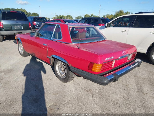 Продаж на аукціоні авто 1978 Mercedes-benz Sl 450, vin: 00010704412047889, номер лоту: 46076975
