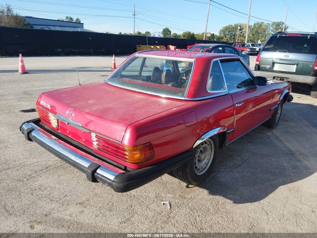 Продаж на аукціоні авто 1978 Mercedes-benz Sl 450, vin: 00010704412047889, номер лоту: 46076975
