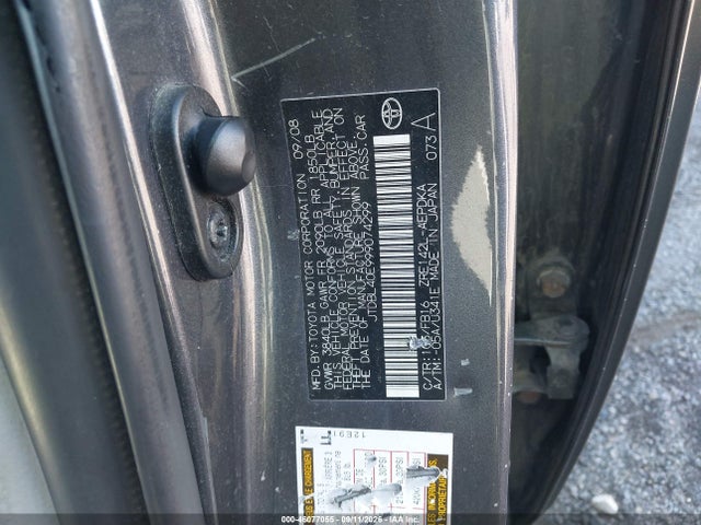 Продажа на аукционе авто 2009 Toyota Corolla, vin: JTDBL40E999074299, номер лота: 46077055