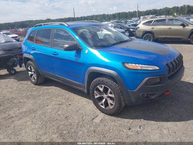2018 Jeep Cherokee Trailhawk 4x4 მანქანა იყიდება აუქციონზე, vin: 1C4PJMBX2JD500717, აუქციონის ნომერი: 46077070