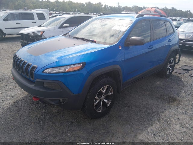 2018 Jeep Cherokee Trailhawk 4x4 მანქანა იყიდება აუქციონზე, vin: 1C4PJMBX2JD500717, აუქციონის ნომერი: 46077070