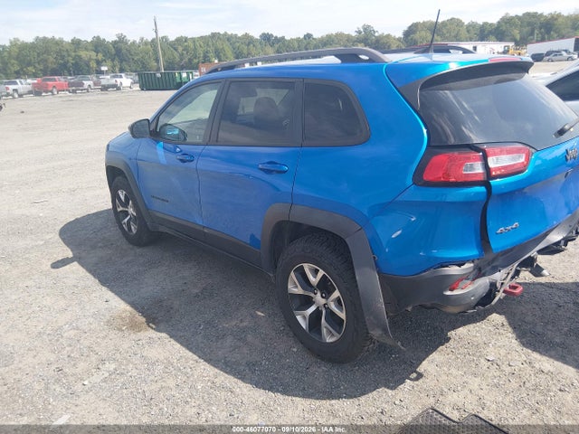 2018 Jeep Cherokee Trailhawk 4x4 მანქანა იყიდება აუქციონზე, vin: 1C4PJMBX2JD500717, აუქციონის ნომერი: 46077070