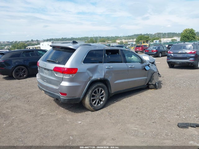 2015 Jeep Grand Cherokee Limited მანქანა იყიდება აუქციონზე, vin: 1C4RJFBG1FC604827, აუქციონის ნომერი: 46077128