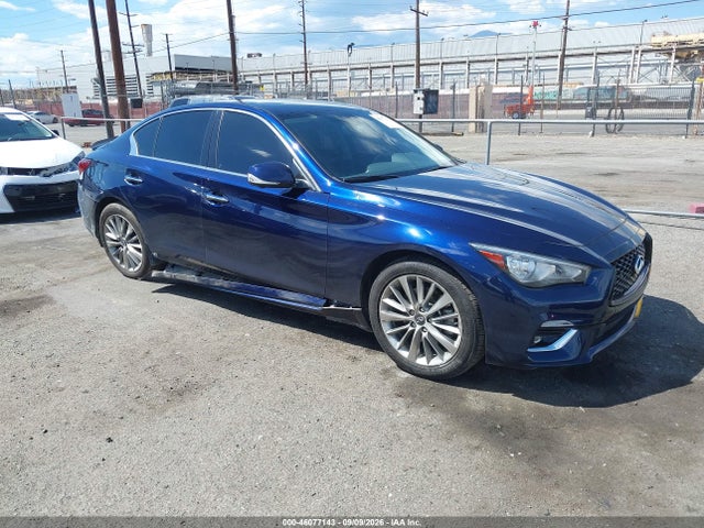 2023 Infiniti Q50 Luxe მანქანა იყიდება აუქციონზე, vin: JN1EV7BP4PM511338, აუქციონის ნომერი: 46077143