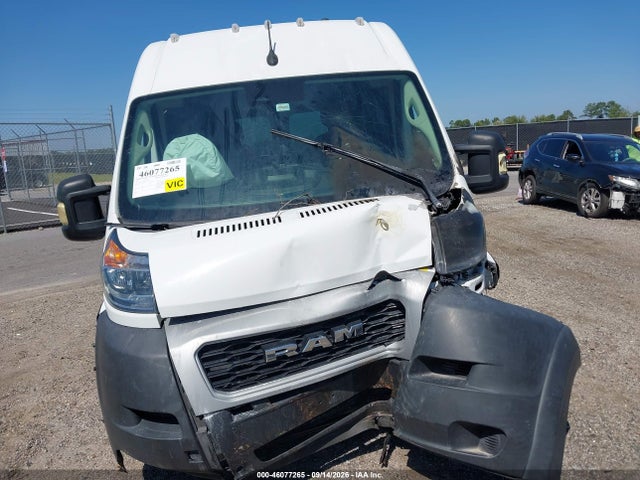 Продаж на аукціоні авто 2022 Ram Promaster 2500 High Roof 159 Wb, vin: 3C6LRVDG7NE133920, номер лоту: 46077265