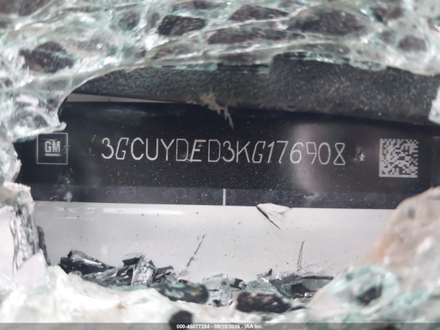Aukcja sprzedaży 2019 Chevrolet Silverado 1500 Lt, vin: 3GCUYDED3KG176908, numer aukcji: 46077284