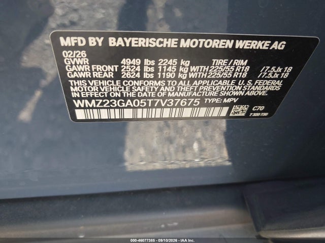 Aukcja sprzedaży 2026 Mini Countryman Cooper S/s Oxford Edition, vin: WMZ23GA05T7V37675, numer aukcji: 46077385
