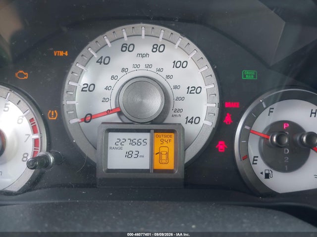 2013 Honda Pilot Ex-l მანქანა იყიდება აუქციონზე, vin: 5FNYF4H58DB022036, აუქციონის ნომერი: 46077401