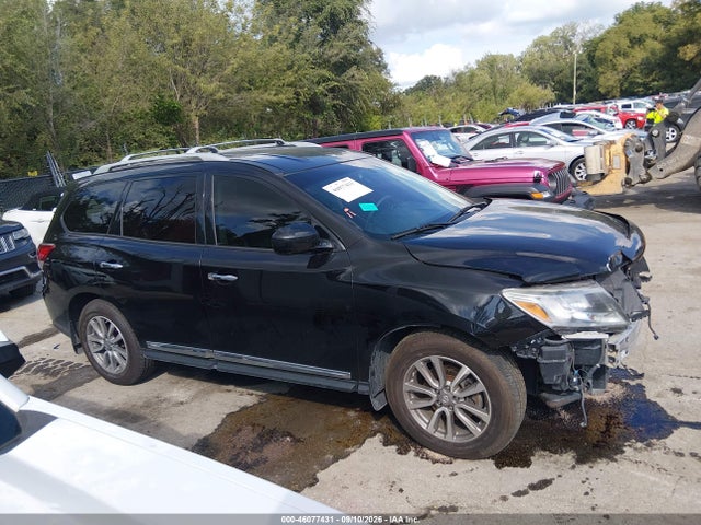 2015 Nissan Pathfinder Sl მანქანა იყიდება აუქციონზე, vin: 5N1AR2MM9FC645946, აუქციონის ნომერი: 46077431