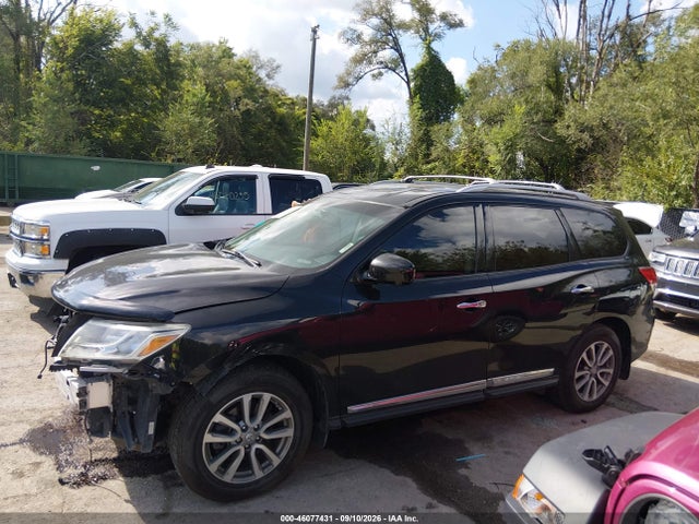 2015 Nissan Pathfinder Sl მანქანა იყიდება აუქციონზე, vin: 5N1AR2MM9FC645946, აუქციონის ნომერი: 46077431