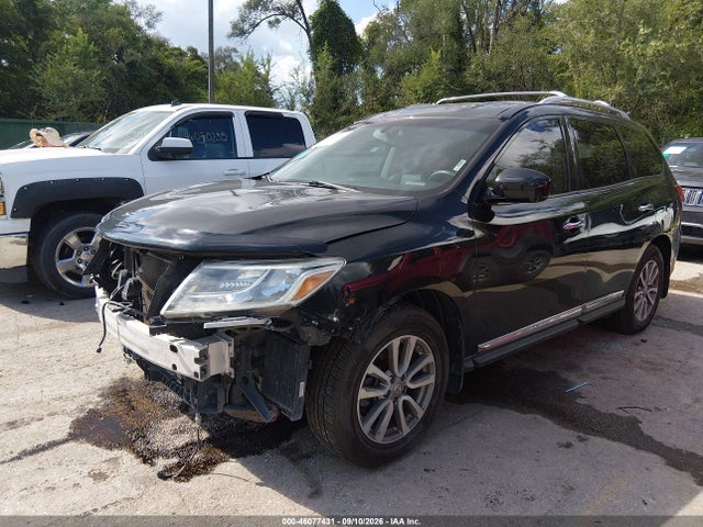2015 Nissan Pathfinder Sl მანქანა იყიდება აუქციონზე, vin: 5N1AR2MM9FC645946, აუქციონის ნომერი: 46077431