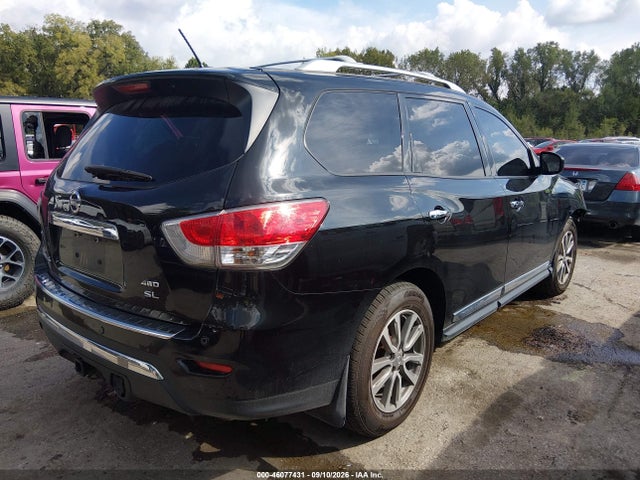 2015 Nissan Pathfinder Sl მანქანა იყიდება აუქციონზე, vin: 5N1AR2MM9FC645946, აუქციონის ნომერი: 46077431
