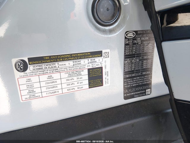 Продажа на аукционе авто 2024 Land Rover Range Rover Velar P250 Dynamic Se, vin: SALYL2EX6RA390596, номер лота: 46077434
